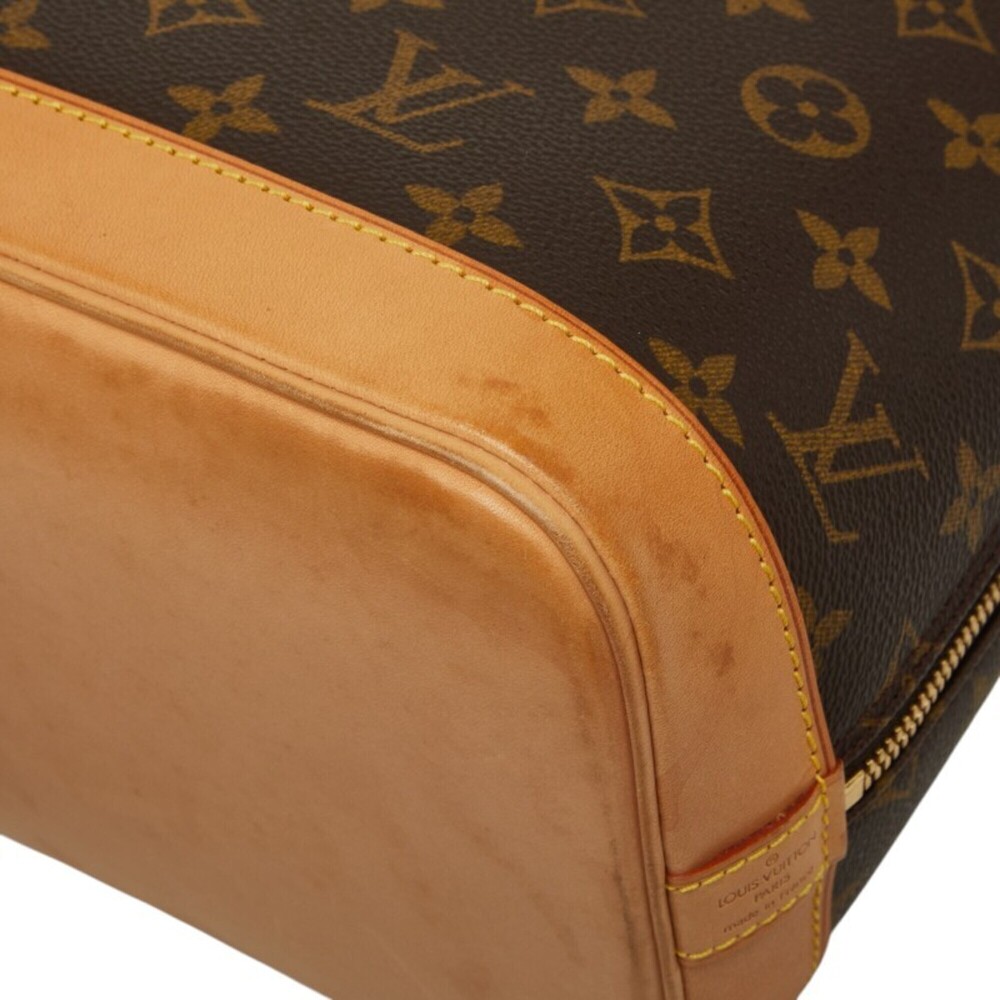 Louis Vuitton Monogram Alma PM Handbag M51130 Brown Leather Women's LOUIS VUI... - Picture 7 of 11